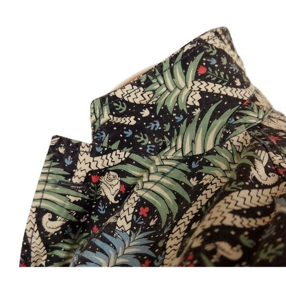 Beams All-over Jungle Print Lightweight Blazer Jacket Size S Mens NWT - Picture 8 of 16